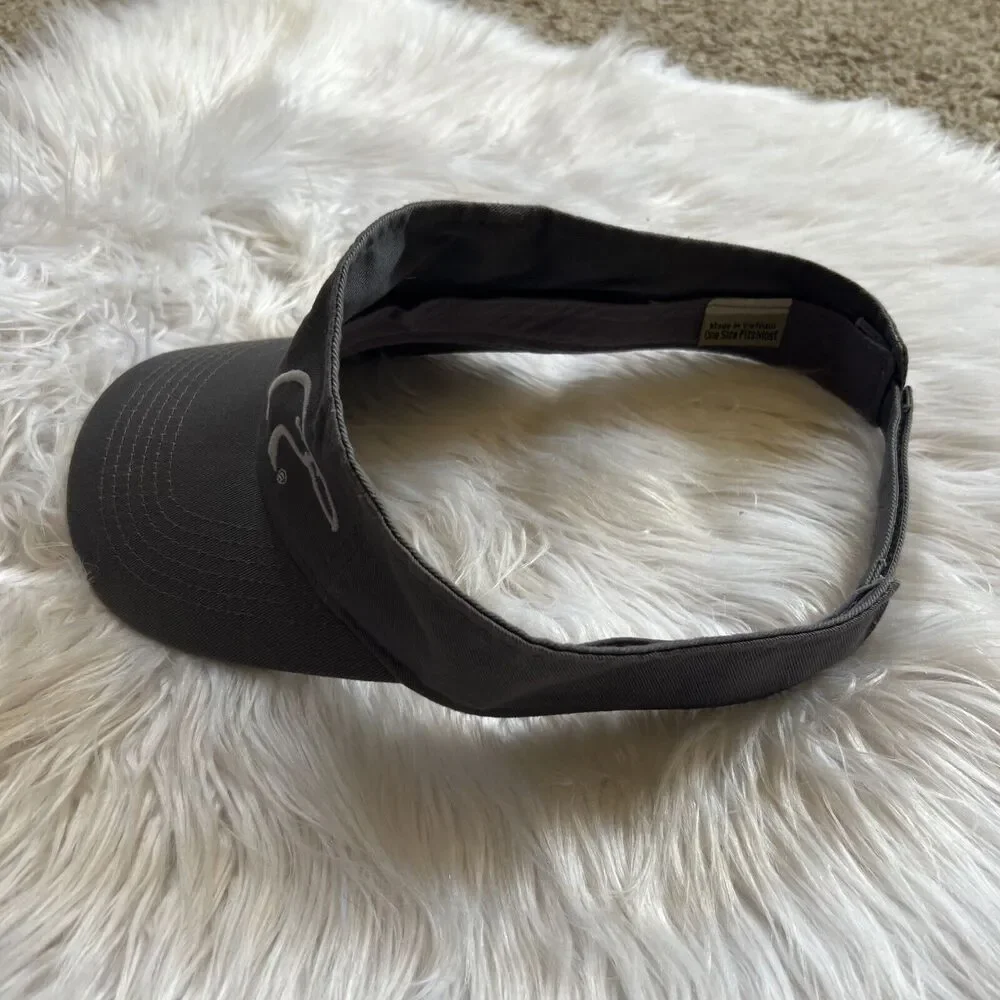 Ducks Unlimited Gray Sun visor One Size